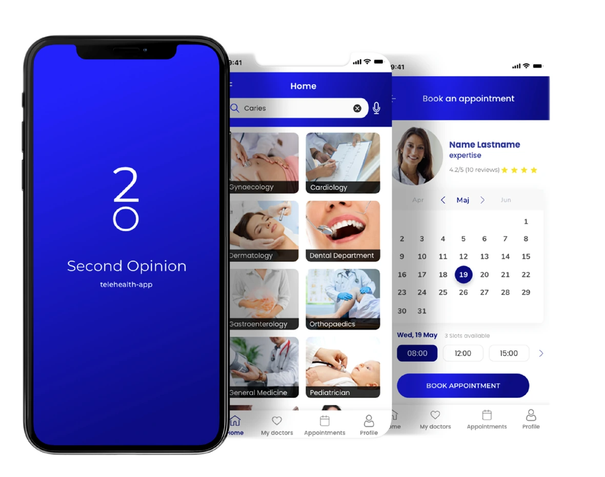 Second Opinion telehealth app preview