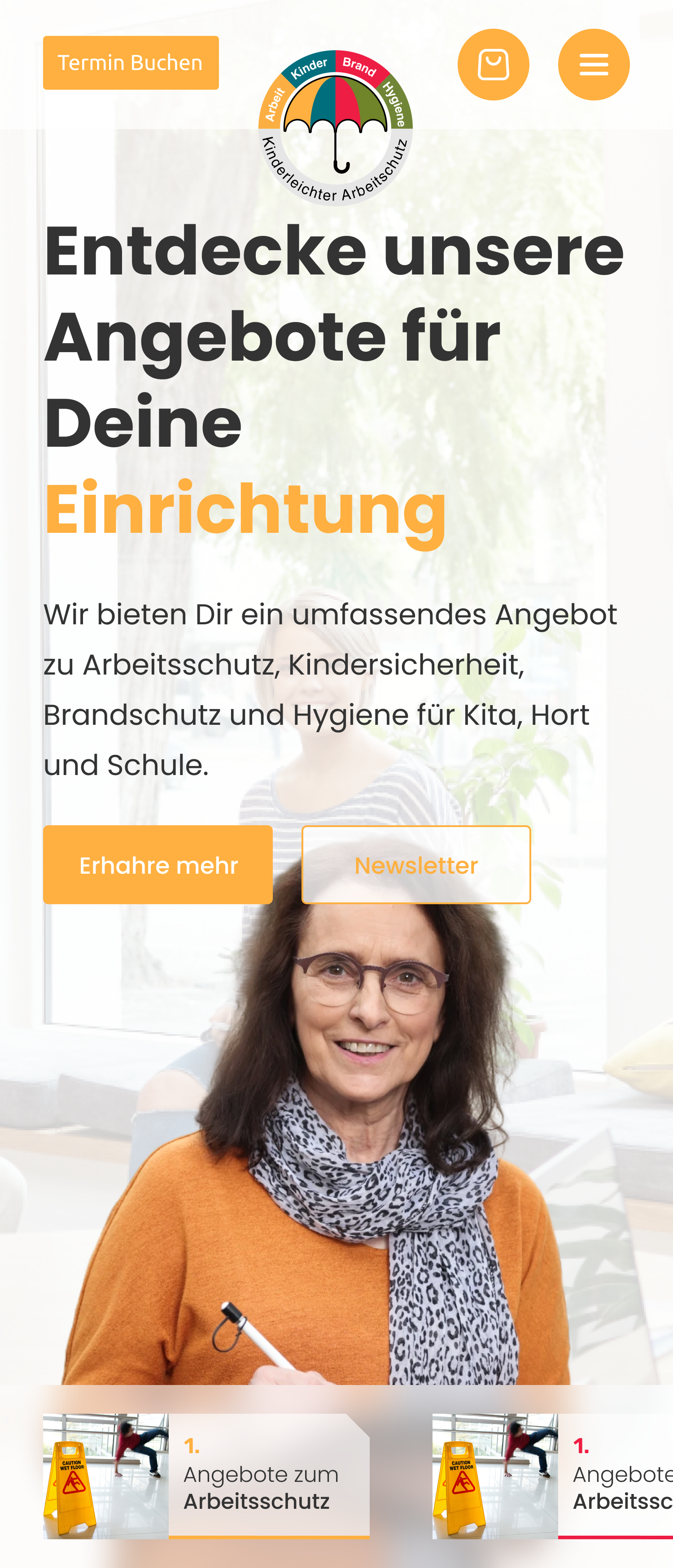 Mobile-first page design