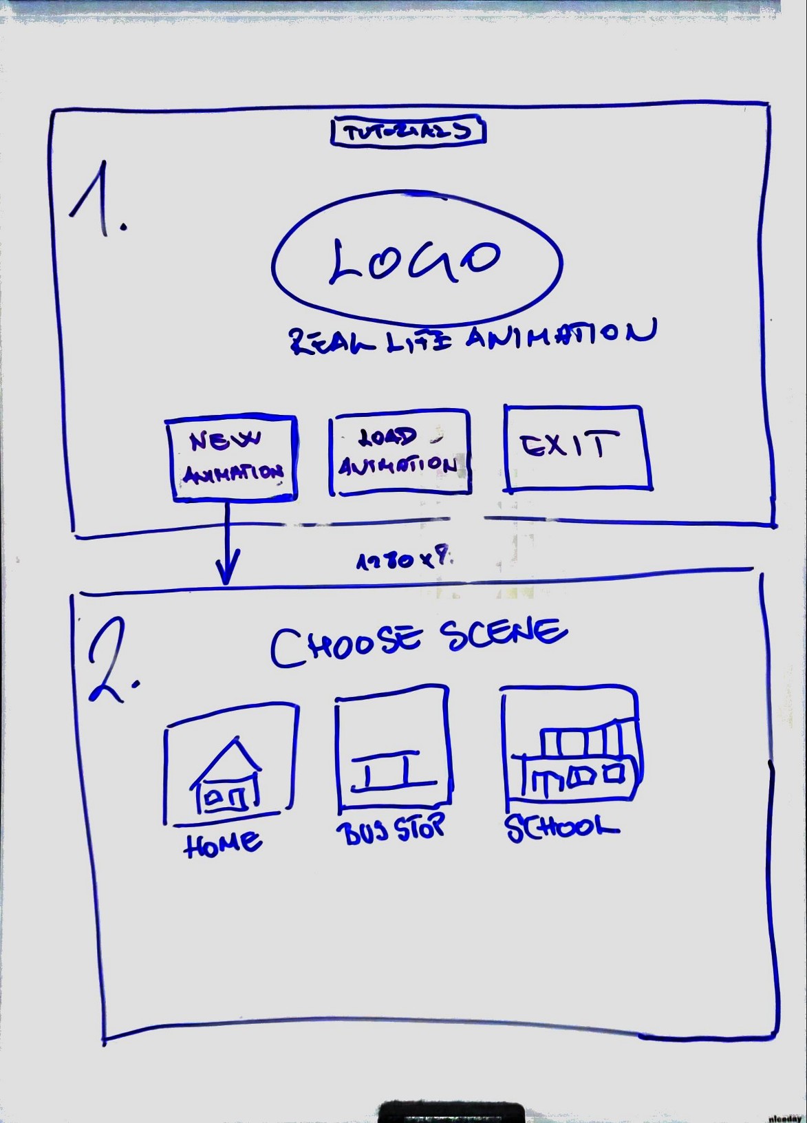 App first sketch