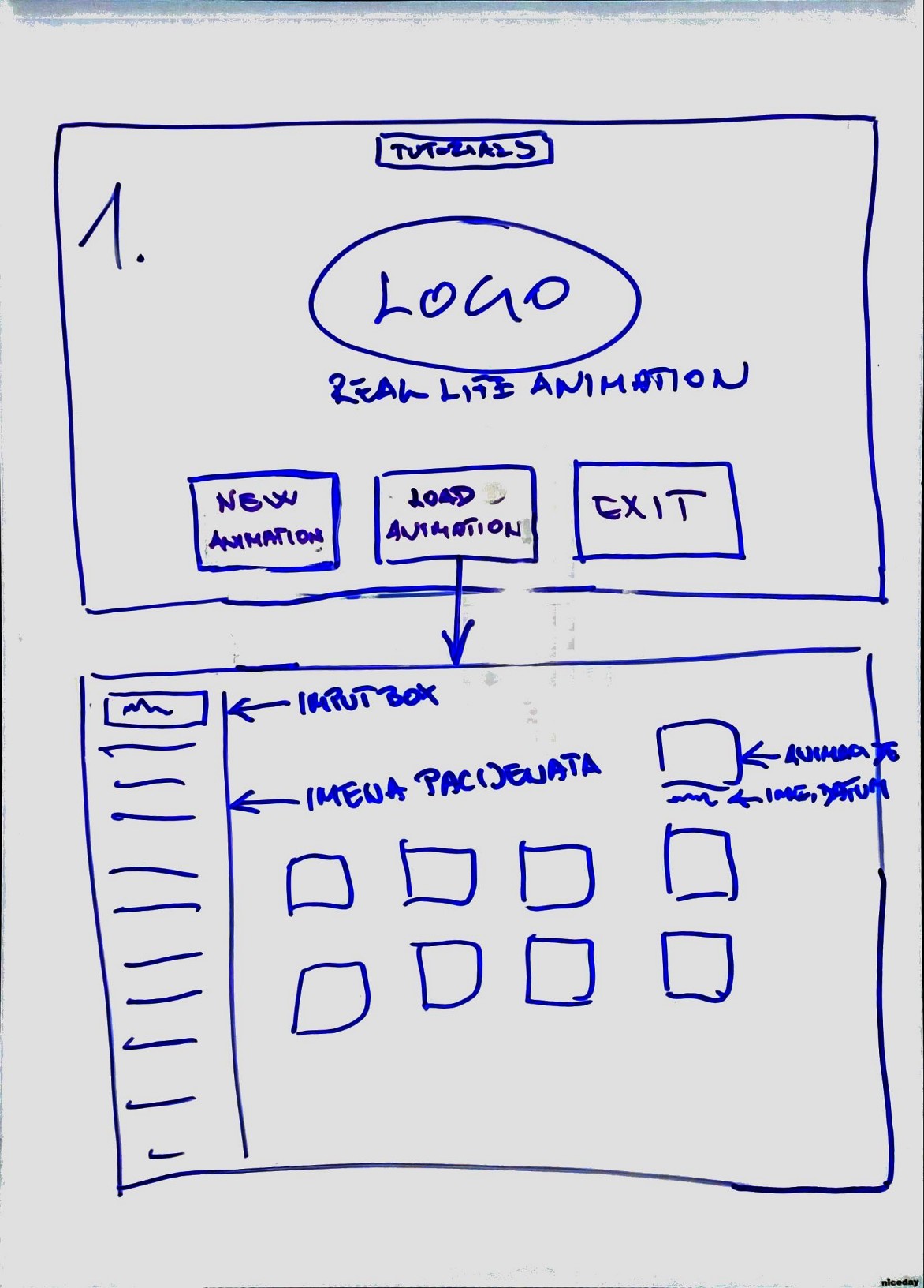 App first sketch