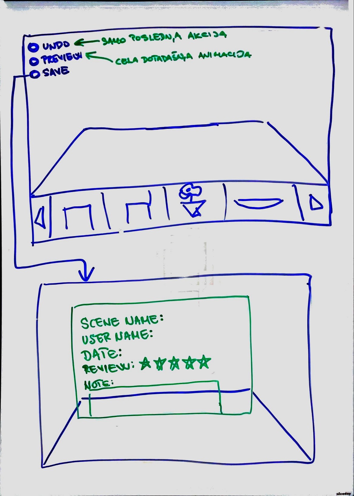 App first sketch