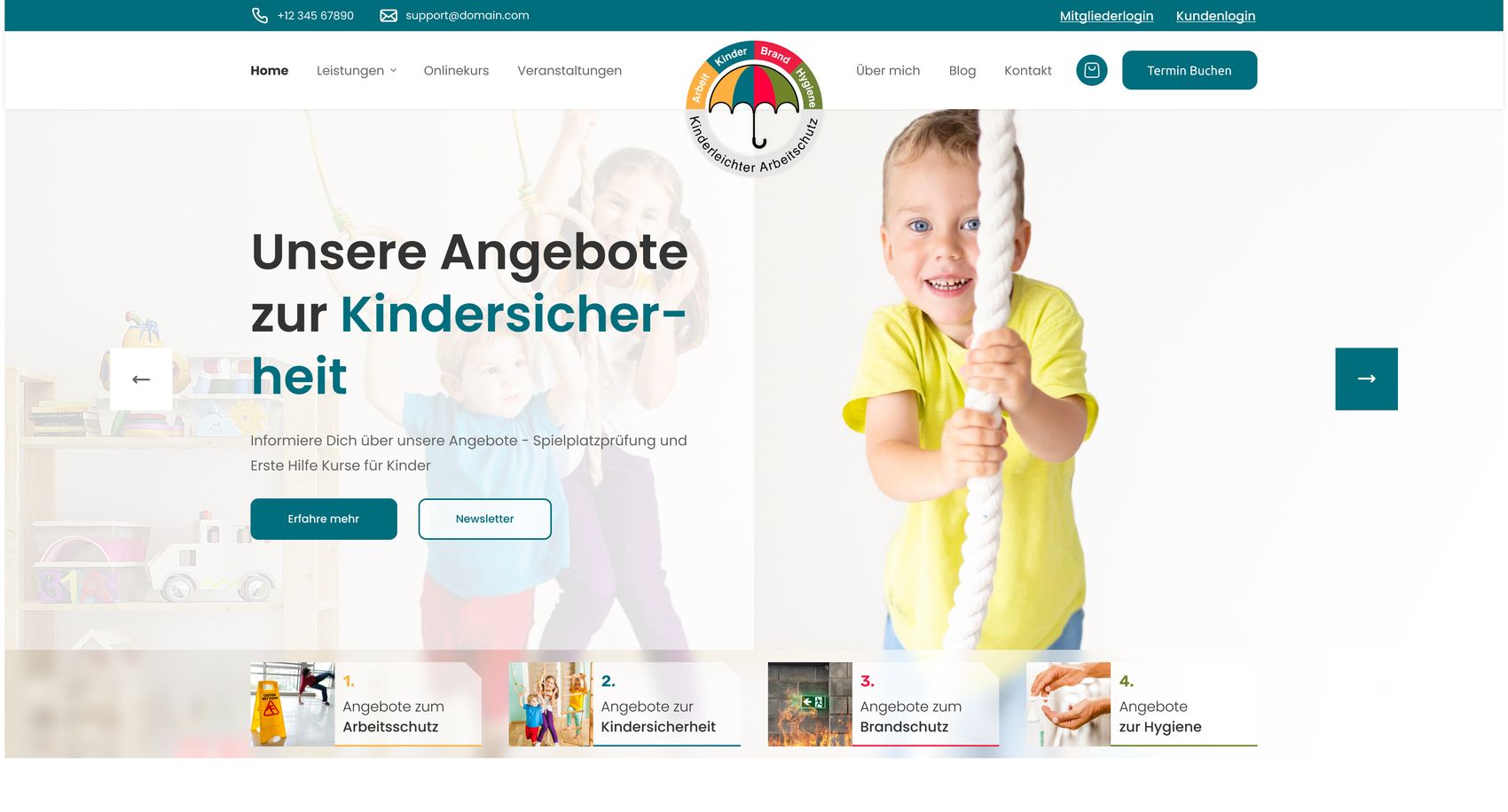 Homepage — Kindersicherheit