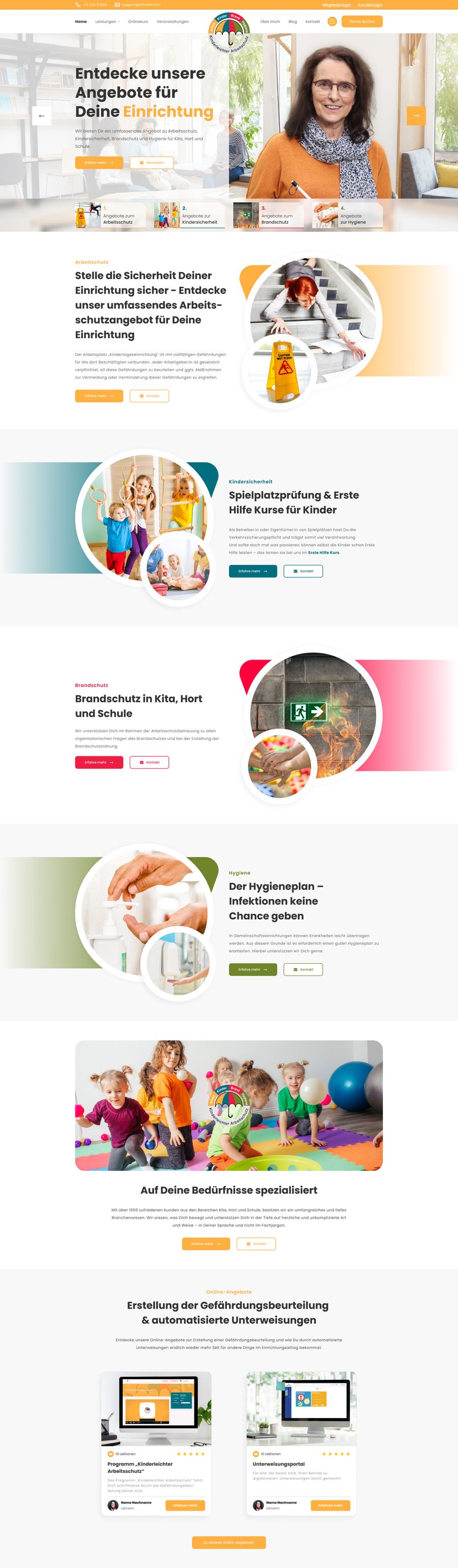 Full homepage