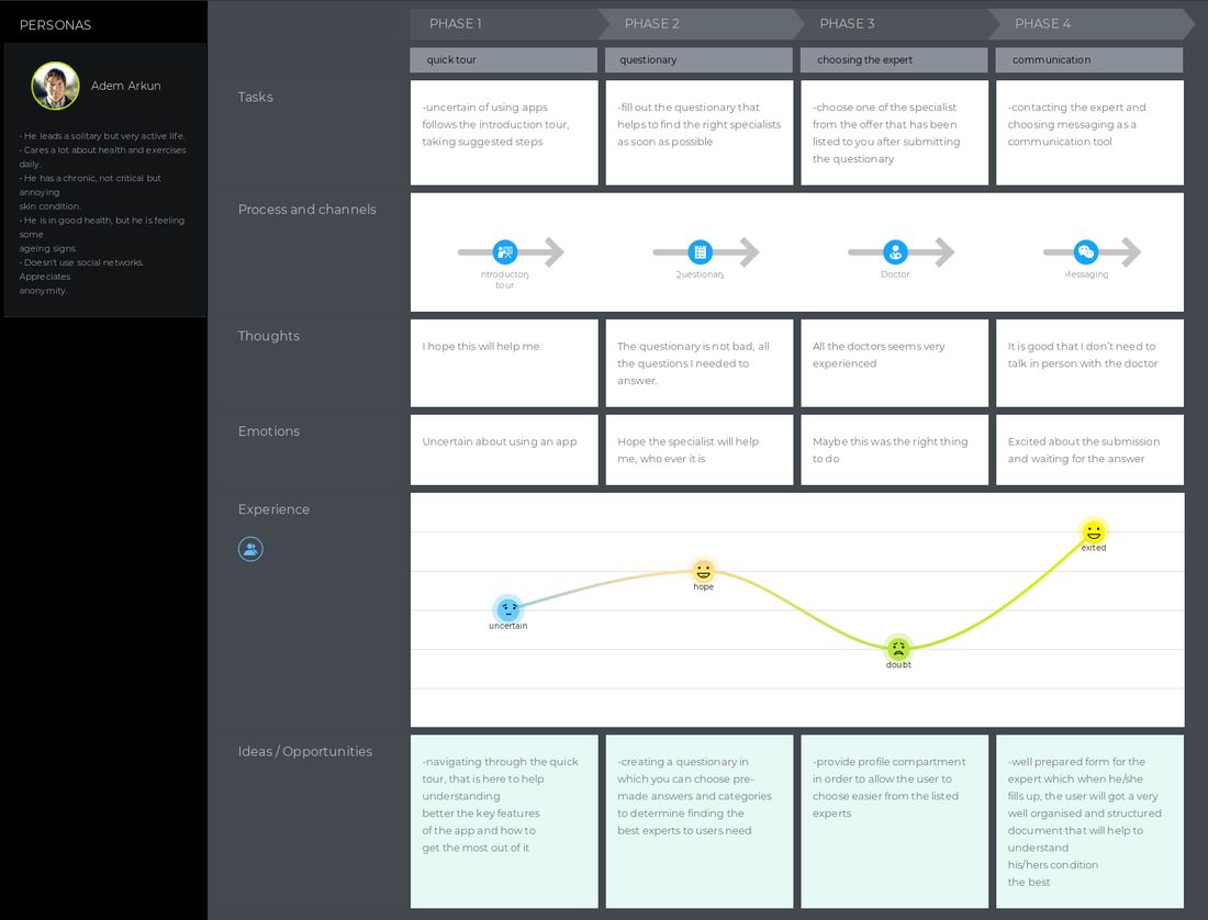 Journey map — the Idealist