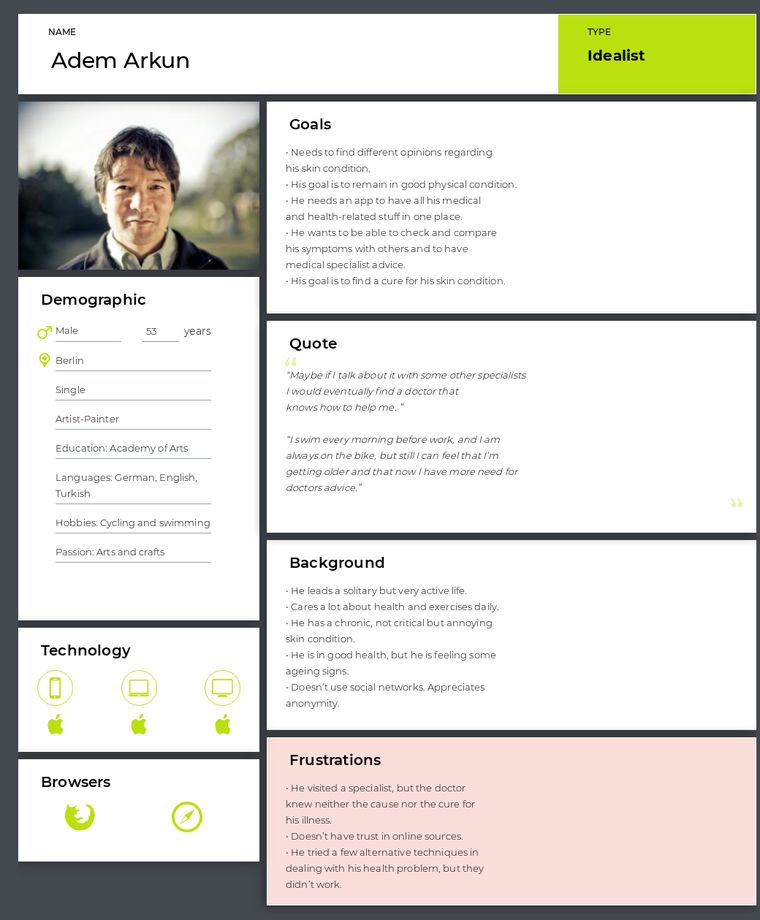 Adem Arkun persona