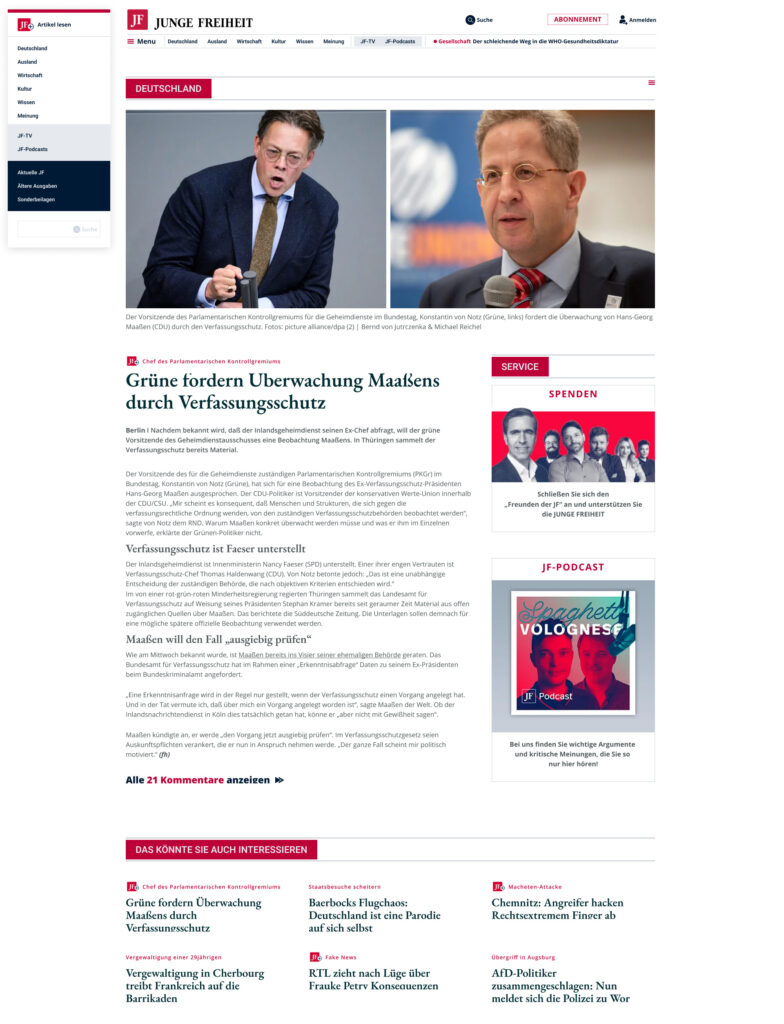 Desktop single article