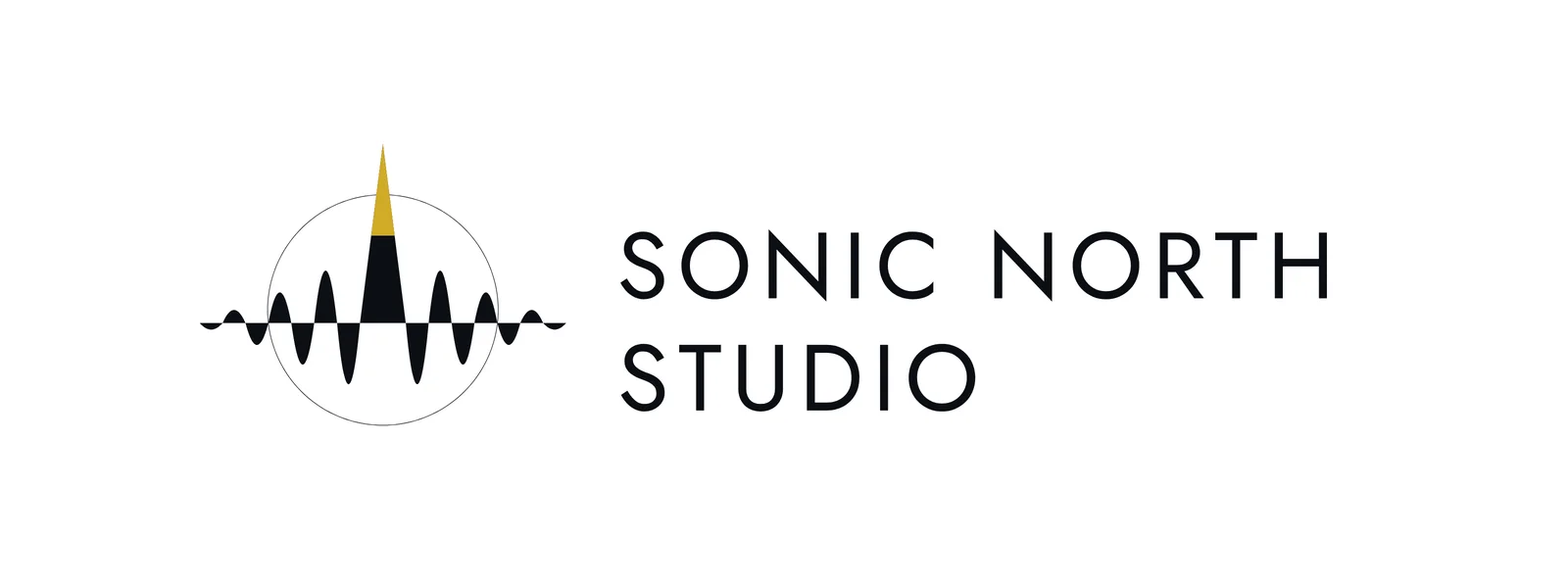 The Sonic North Studio logo on white
