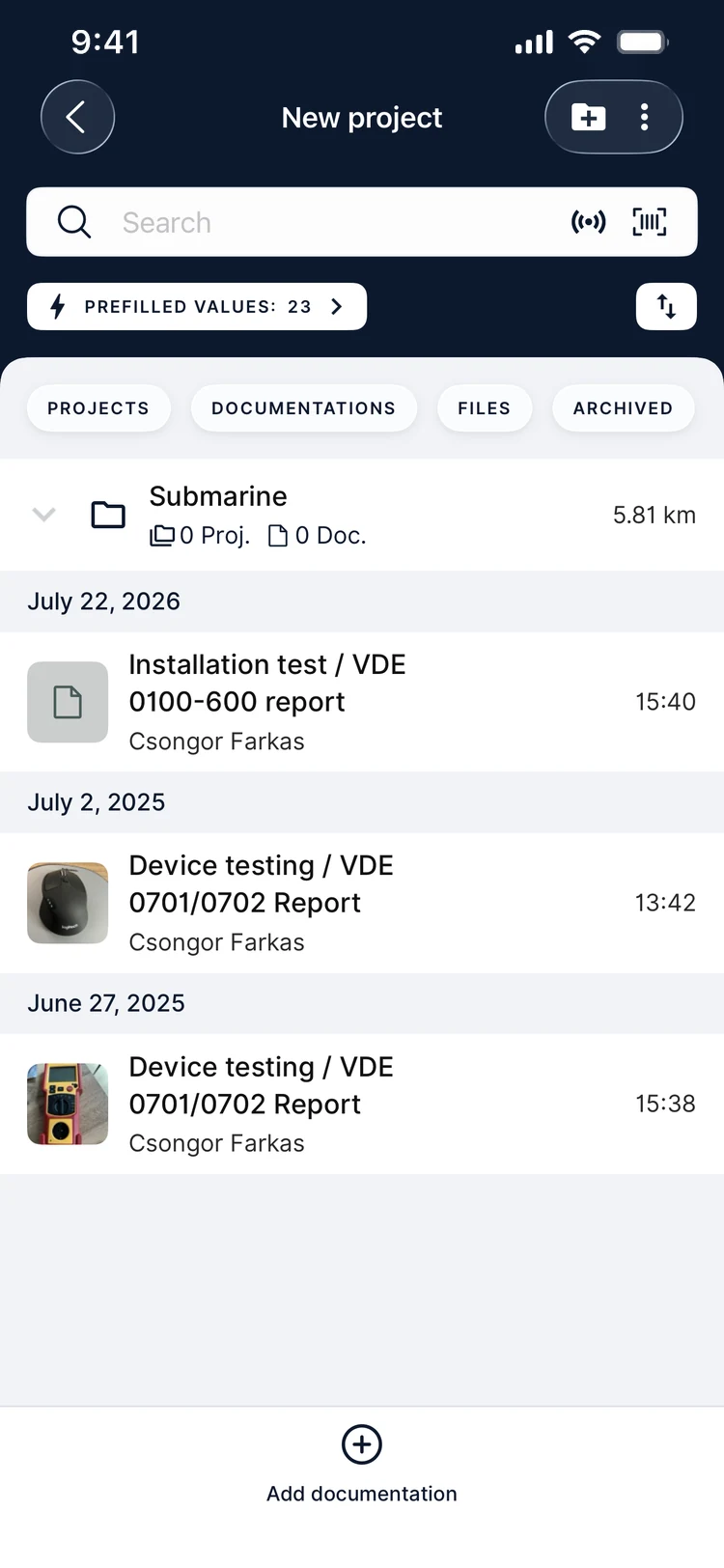 The identical project screen in the Sparkify theme — the same layout, the header and accents in Sparkify navy